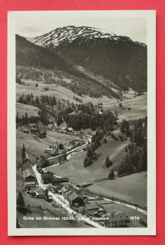 AK Gries am Brenner / 1920-1940 / gegen Vinaders / Strassen / Tirol